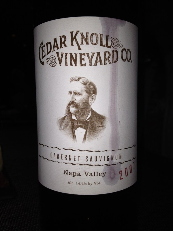 Cedar Knoll wine
