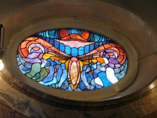 Art Nouveau stained glass