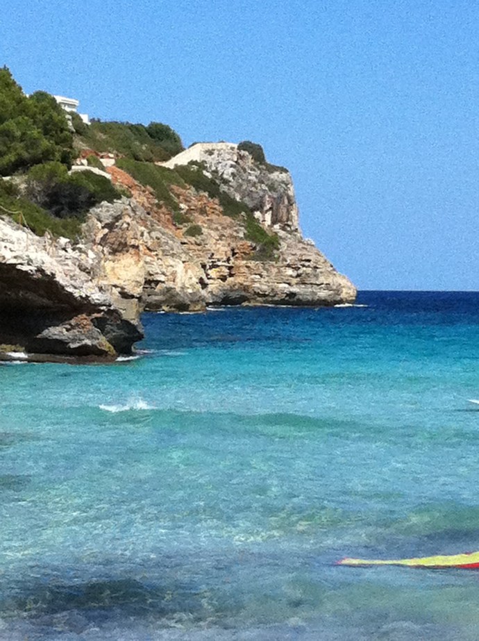 sheltered cove in Mallorca