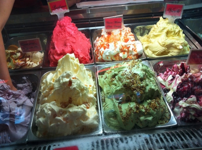 Gelato in Perigord, France