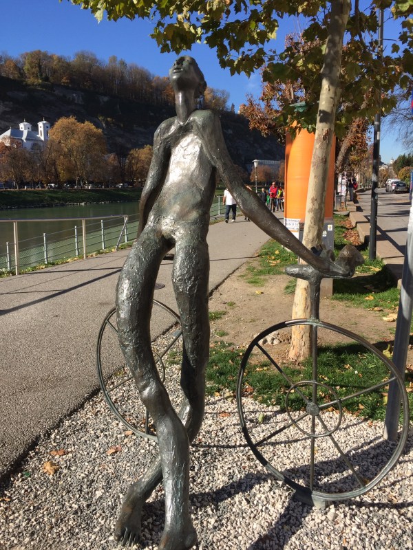 Cyclist Statue Salzburg